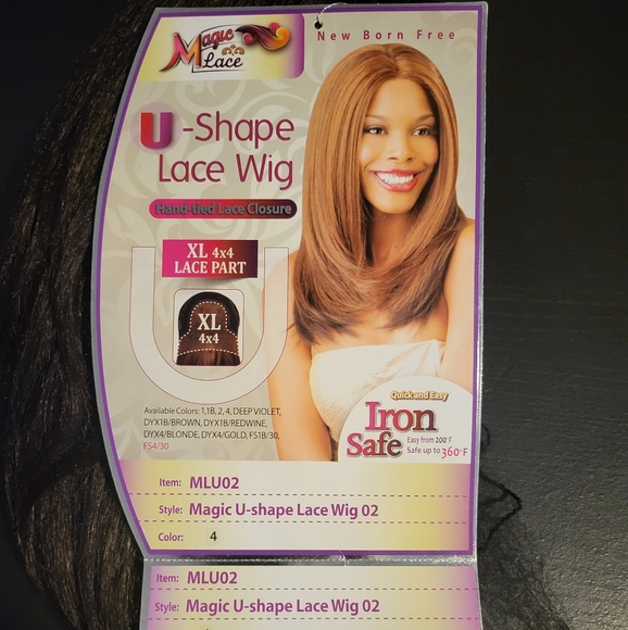 MAGIC LACE NEW BORN FREE U-SHAPE LACE FRONT WIG MLU02 (4) #2 - Picture 9 of 16